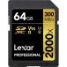 (64GB, 2000x Speed (300MB/s)) - Lexar Professional 64 GB Class 10 UHS-II 2000x Speed (300 MB/s) SDXC Flash Memory Card¹͢ʡ
