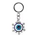LUCKBOOSTIUM - silver. equipment ornament snow flakes . blue. . bad .... eyes key chain charm,s[ parallel imported goods ]