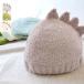 Kids динозавр вязаная шапка . вязаный soft Uni -k узор симпатичный 