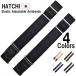  shirt hem height adjustment for rubber arm garter arm band sleeve stylish HATCHI brand arm band [ plain bell mode ] black made in Japan 