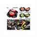  мотоцикл детали одежда a-ru and ji-Aero Knee Sliders левый и правый в комплекте RG-AKS0005OR