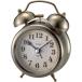 MAG( кружка ) глаз ... часы аналог twin bell тихий звук продолжение секунд игла snooze функция с подсветкой античный Gold T-755AG-Z