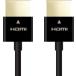  Elecom HDMI кабель 1.5m 4K × 2K соответствует Ultra тонкий черный CAC-HD14US15BK