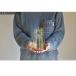 �ԕr �k�� �K���X �t�����[�x�[�X �}�� M�T�C�Y�F��11cm�ہ~16cm�i���a�F7.3cm) �O���[ �N���A �C�G���[ �K���X�x�[�X ������� �y6802�zHORN �֘A�摜2