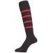  мой nmine регби носки RUGBY SOCKS мужской черный × красный 25-27cm чулки носки износ . сильный футбол часть . Club Team tray человек 