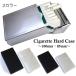  cigarette case hard cigarettes case black silver general size long black silver pretty push open type stylish penguin lighter resin made gift 