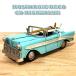 Vintage машина жестяная пластина украшение Cadillac retro голубой симпатичный машина серфинг античный симпатичный произведение искусства american 