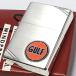 ZIPPO ���C�^�[ GULF 1937���v���J �t���b�g�g�b�v ���A �W�b�| �V���o�[ 10�~�N���� 2003�N�� �V���A���i���o�[���� �K���t