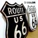 �u���L�Ŕ� ��^ �r���e�[�W ROUTE66 �_�C�X�J�b�g �Ǌ|�� ��^ �A�����J�� �K���[�W �v���[�g �Ǐ��� �G�� �傫�� �C���e���A
