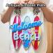  жестяная пластина табличка Welcome BEACH табличка голубой пляж wellcome море модный Hawaiian освежение .. доска для серфинга лето симпатичный 