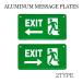  жестяная пластина табличка EXIT можно выбрать 2 модель сообщение plate выход сообщение автограф модный . магазин aluminium american стена украшение смешанные товары легкий Cafe балка магазин 