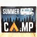  жестяная пластина табличка кемпинг SUMMER CAMP кемпер Vintage античный гараж plate стена украшение уличный симпатичный retro 