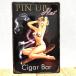  жестяная пластина табличка античный Hot PIN UP sexy модный Vintage сигара балка гараж симпатичный plate стена украшение american смешанные товары 