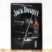  жестяная пластина табличка sake Jack Daniel Vintage metal en Boss plate Jack Daniel's виски american античный 