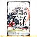  жестяная пластина табличка модный Hawaiian античный metal en Boss plate FIND MY SOUL retro симпатичный стена украшение american смешанные товары 