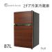  2 двери рефрижератор рефрижератор . под дерево дерево 87L compact маленький размер TOHO TAIYO TH-87L2-WD