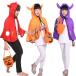  Halloween костюмированная игра ребенок тыква манто шляпа имеется маскарадный костюм костюм костюм Kids девочка мужчина . женщина Mahou Tsukai накидка party товары симпатичный 