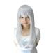  парик женский длинный распорка серебряный серебряный серебряный . полный парик костюм костюмированная игра 80cm сеть есть 