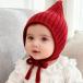 вязаная шапка baby младенец предназначенный .... капот шляпа желудь уголок до ....... симпатичный зима ...