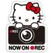 �n���[�L�e�B �h���C�u���R�[�_�[�X�e�b�J�[ �L���e�B���O�V���[�Y KT533 �Z�C�� SEIWA [Hello Kitty �L�e�B����� ���S�p�i ���b�Z�[�W�X�e�b�J�[ �ԓ��p�i]