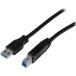 #StarTech USB 3.0 кабель /1m/Type-A - Type-B/5Gbps/ мужской - мужской /IF засвидетельствование / черный / модель B[5389751:0][ витрина квитанция не возможно ]