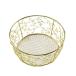 chi.. промышленность корзина круглый примерно диаметр 14× высота 6cm бардачок упаковка Gold 