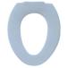 oka сиденье для унитаза покрытие O type поток задний голубой 