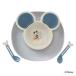 ... детская смесь посуда комплект one plate plate есть baby Disney сделано в Японии Mickey Mouse 