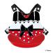 ... фартук baby Minnie Mouse задний Cross с карманом пластик 