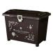  flat мир промышленность сад контейнер садоводство место хранения box 70L сад сопутствующие товары большая вместимость c функцией блокировки Brown 
