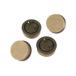  высокий logic удар включено фетр круг 28 мм Brown 1 пакет 4 шт 