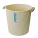 Hachiman .. мусорная корзина 5L крышка нет way Be .. inserting круглый слоновая кость 