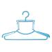sinko вешалка стирка вешалка Livido с высоким воротником вешалка 2 шт. комплект с высоким воротником для жемчуг голубой 