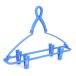 sawa Fuji стирка вешалка джинсы вешалка голубой 