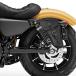  спорт Star натуральная кожа левый Solo подседельная сумка маленький BAD&amp;G CUSTOM