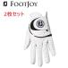 �y2���Z�b�g�z�t�b�g�W���C �S���t �O���[�u �E�F�U�[�\�t FGWF23 26cm �z���C�g FootJoy