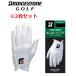 �y2���Z�b�g�z�u���a�X�g���S���t �O���[�u �c�A�[ �i�m GL2509 24cm �z���C�g BRIDGESTONE GOLF