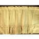  бежевый хлопок гонки * внизу оборка короткие занавески *40cm длина * натуральный Country 