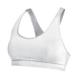  тренировка спортивный бюстгальтер белый undouwundou спортивная одежда 