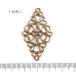 10824-(Filigree) Brass Filigree катануки детали 43x25mm 1 шт 