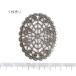 4885-(Filigree)fili Gree детали серебряный старый прекрасный 45x36mm 1 шт 