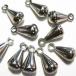 8823-{ metal очарование * детали } Mini Drop серебряный цвет 8x4mm 10 шт /1 комплект 