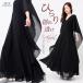  One-piece женский шифон One-piece длинный One-piece одноцветный довольно большой платье формальный party рукав есть чёрный 