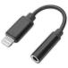  подсветка 3.5mm наушники Jack адаптер черный Apple официальный одобрено товар HIDISC HD-LHAABK/0418/ бесплатная доставка почтовая доставка 