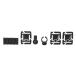 FMA 3 модель 25mm webbing 3pcs комплект BK черный MOLLE соответствует 