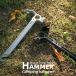  молоток для колышков палатка Hammer серебряный нержавеющая сталь CLS общая длина примерно 30cm примерно 465g легкий серебряный нержавеющая сталь aluminium сплав кемпинг палатка строение строение инструмент 