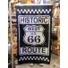  letter pack почтовый сервис плюс соответствует ROUTE66 route 66 флаг HISTORIC длина направление прямоугольный гобелен интерьер смешанные товары интерьер сопутствующие товары полиэстер производства гараж item 