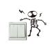  настенный стикер YED049 Monotone каркас простой переключатель сиденье DIY обои интерьер сиденье шелушение ... наклейка бесплатная доставка 