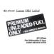  Lexus /LEXUS/ Северная Америка US оригинальный этикетка Fuel-Caution топливо предостережение Btype/USDM газ. стикер IS300IS350ES300GS300LS430LS460SC430LX470