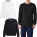  Fred Perry футболка длинный рукав Fredperry вырез лодочкой twin лента doTwin Tipped Long Sleeve T-Shirt M9602 длинный рукав Fred Perry Fred Perry унисекс 